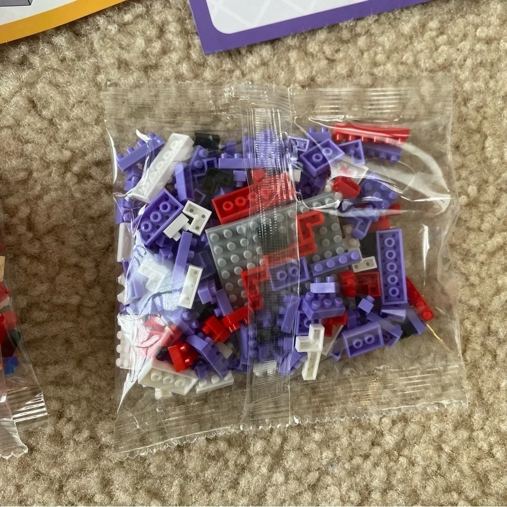 Micro Brick 4 Sets 4D Anime Figurines NWT